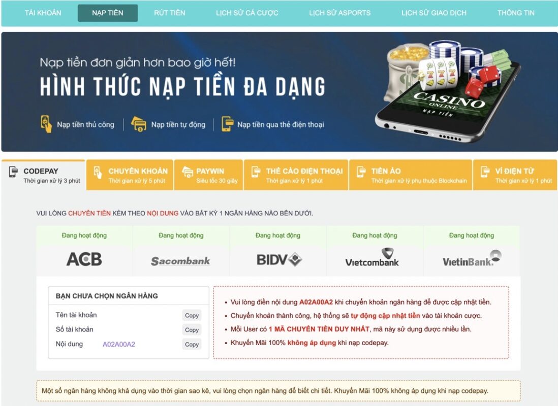P3bet có nhiều hoạt động khuyến mãi hấp dẫn - P3bet